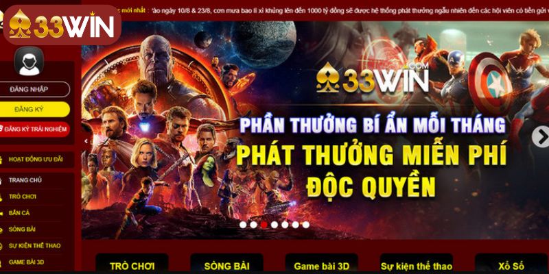 Các bước đăng nhập bằng link mới vào 33WIN